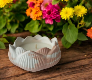 Svíčka - květinová zahrada 002